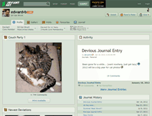 Tablet Screenshot of edwardvb.deviantart.com