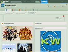 Tablet Screenshot of angryalchemist.deviantart.com