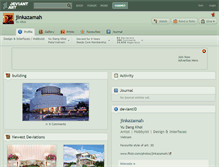 Tablet Screenshot of jinkazamah.deviantart.com