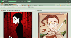 Desktop Screenshot of flockofflamingos.deviantart.com