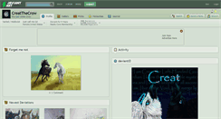 Desktop Screenshot of creatthecrow.deviantart.com
