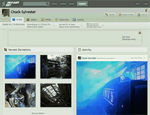 Tablet Screenshot of chuck-sylvester.deviantart.com