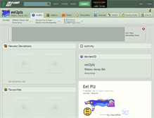 Tablet Screenshot of eel2plz.deviantart.com