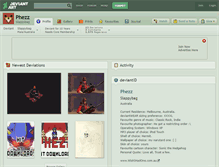 Tablet Screenshot of phezz.deviantart.com