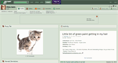 Desktop Screenshot of misslisara.deviantart.com