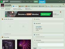 Tablet Screenshot of animal66.deviantart.com