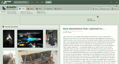 Desktop Screenshot of dinobatfan.deviantart.com
