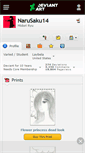 Mobile Screenshot of narusaku14.deviantart.com