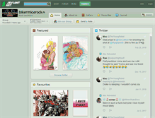 Tablet Screenshot of bikermicerock.deviantart.com