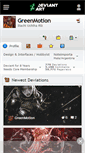 Mobile Screenshot of greenmotion.deviantart.com