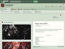 Tablet Screenshot of greenmotion.deviantart.com