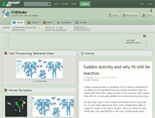 Tablet Screenshot of chibisuke.deviantart.com