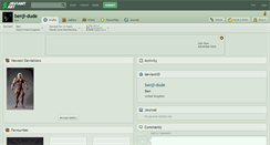 Desktop Screenshot of benji-dude.deviantart.com