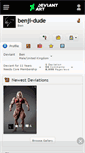 Mobile Screenshot of benji-dude.deviantart.com