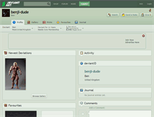 Tablet Screenshot of benji-dude.deviantart.com