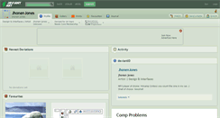 Desktop Screenshot of jhonenjones.deviantart.com