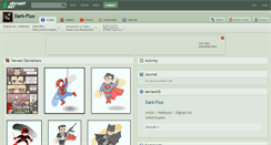 Desktop Screenshot of dark-flux.deviantart.com