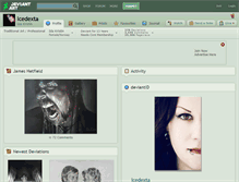 Tablet Screenshot of icedexta.deviantart.com
