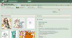 Desktop Screenshot of kandi-cane-lane.deviantart.com