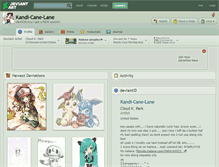 Tablet Screenshot of kandi-cane-lane.deviantart.com