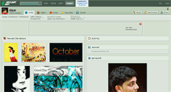 Desktop Screenshot of dque.deviantart.com