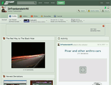 Tablet Screenshot of drfrankenstein90.deviantart.com