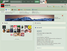 Tablet Screenshot of ae2010.deviantart.com
