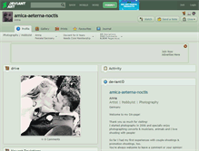 Tablet Screenshot of amica-aeterna-noctis.deviantart.com