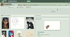 Desktop Screenshot of flamingtoilets.deviantart.com