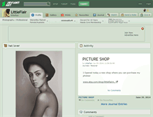 Tablet Screenshot of littleflair.deviantart.com