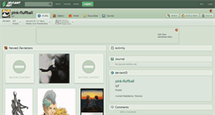 Desktop Screenshot of pink-fluffball.deviantart.com