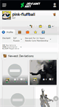 Mobile Screenshot of pink-fluffball.deviantart.com