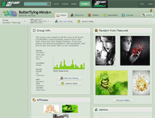 Tablet Screenshot of butterflying-minds.deviantart.com