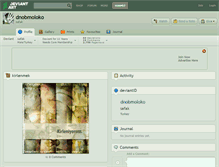 Tablet Screenshot of dnobmoloko.deviantart.com