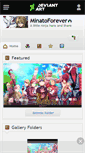 Mobile Screenshot of minatoforever.deviantart.com
