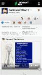 Mobile Screenshot of darknecroman1.deviantart.com
