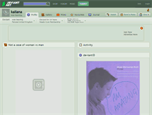 Tablet Screenshot of kaliana.deviantart.com