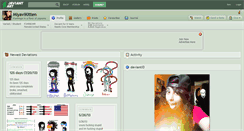 Desktop Screenshot of miyavikitten.deviantart.com