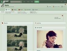 Tablet Screenshot of mojra.deviantart.com