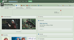 Desktop Screenshot of neko-slave-boy.deviantart.com