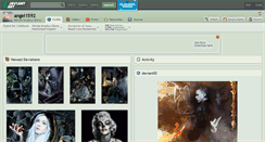 Desktop Screenshot of angel1592.deviantart.com