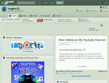 Tablet Screenshot of imagine23.deviantart.com