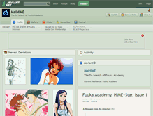 Tablet Screenshot of maihime.deviantart.com