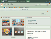 Tablet Screenshot of dark-chibi-otaku.deviantart.com