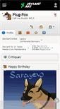 Mobile Screenshot of plug-fox.deviantart.com