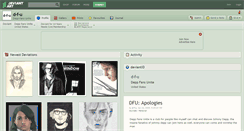 Desktop Screenshot of d-f-u.deviantart.com