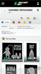 Mobile Screenshot of monster-shmonster.deviantart.com