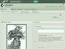 Tablet Screenshot of cemmodore.deviantart.com