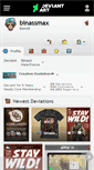 Mobile Screenshot of binassmax.deviantart.com