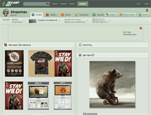 Tablet Screenshot of binassmax.deviantart.com